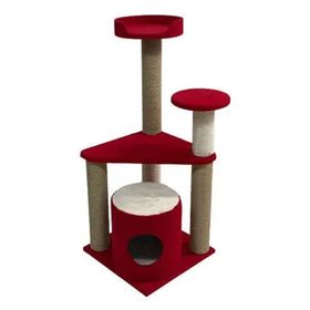 Bedspet M:6 Kırmızı Kedi Tırmalama Platformu
