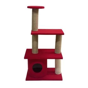 Bedspet M:9 Kırmızı Kedi Tırmalama Platformu