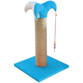 Bedspet Palyaço Kalın Mavi 70 cm Kedi Tırmalama