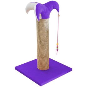 Bedspet Palyaço Kalın Mor 70 cm Kedi Tırmalama