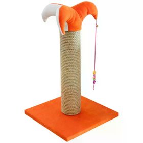Bedspet Palyaço Kalın Turuncu 70 cm Kedi Tırmalama