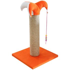 Bedspet Palyaço Kalın Turuncu 70 cm Kedi Tırmalama