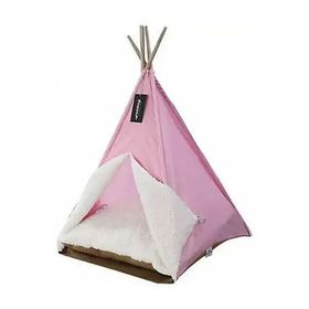 Bedspet Pembe 50x50x70 cm Kedi ve Küçük Irk Köpek Çadırı