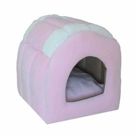 Bedspet Pembe Kedi Ve Küçük Köpek Kulübesi