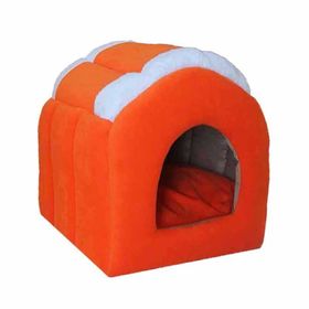 Bedspet Turuncu Kedi ve Küçük Köpek Kulübesi