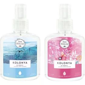 Bee Beauty 100 ml Yasemin Kolonya + 100 ml Çiçek Bahçesi Kolonya