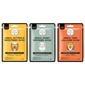 Bee Beauty 3x25 gr Animal Kağıt Maske Set