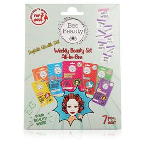 Bee Beauty 7 x Haftalık Bakım Maske Seti
