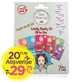 Bee Beauty 7 x Haftalık Bakım Maske Seti