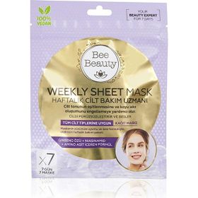 Bee Beauty 7'li Kağıt Yüz Maskesi