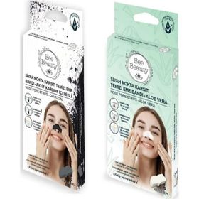 Bee Beauty Aktif Karbon 2 Paket Siyah Nokta Yüz Temizleme Bandı