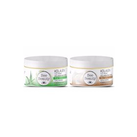 Bee Beauty Aloe Vera Kolajen 50 ml Yüz Kremi + Keçi Sütü Kolajen 50 ml Yüz Kremi