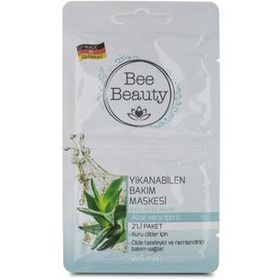 Bee Beauty Aloe Veralı 2x5 ml Yıkanabilen Bakım Maskesi
