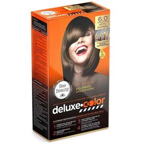 Bee Beauty Deluxe Color 6.0 Koyu Kumral Kit Saç Boyası