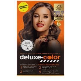 Bee Beauty Deluxe Color 7.1 Küllü Kumral Kit Saç Boyası