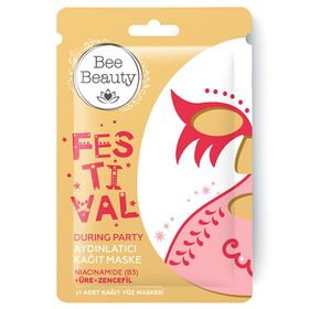 Bee Beauty During Party Kağıt Maske