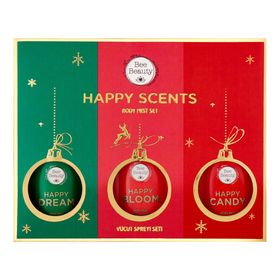 Bee Beauty Happy Scents 3x50 ml Mini Vücut Spreyi Seti