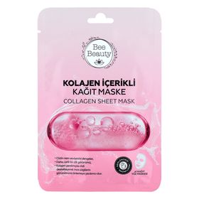 Bee Beauty Kolajen İçerikli Kağıt 25 ml Yüz Maskesi