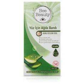 Bee Beauty Yüz Ağda Bandı Aloe Vera 24'lü