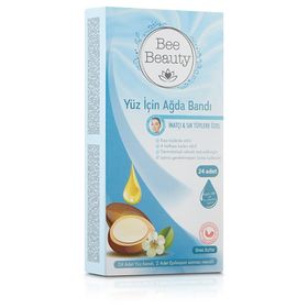 Bee Beauty Yüz Ağda Bandı İnatçı Sık 24'lü