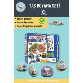 Bee Games Taş Boyama 3 Yaş Üstü Çocuklar İçin Zeka Geliştirici 6 Renk Akrilik Boyalı Fırçalı Aktivite Seti