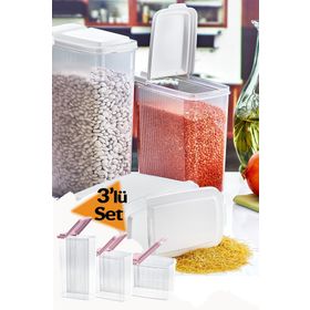 Bee Home 3'lü Erzak Kabı
