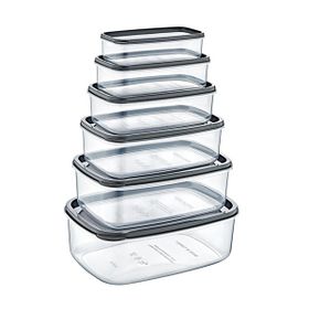 Bee Home 6'lı Şeffaf Saklama Kabı