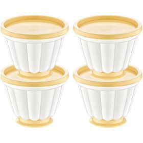 Bee Home AK-565 Sarı 4'lü Puding Kabı