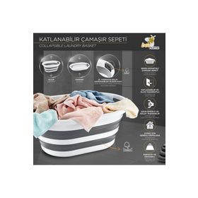 Bee Home AK702 Katlanabilir Çamaşır Ve Oyuncak Sepeti