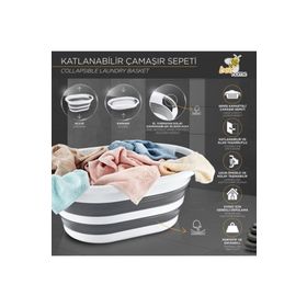 Bee Home AK702 Katlanabilir Çamaşır Ve Oyuncak Sepeti