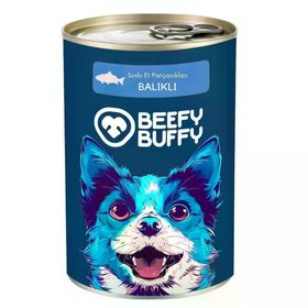 Beefy Buffy Yoğun Balık İçerikli 415 gr Köpek Konservesi
