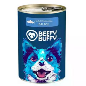 Beefy Buffy Yoğun Balık İçerikli 415 gr Köpek Konservesi