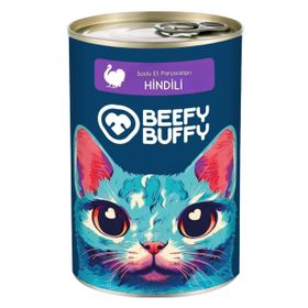 Beefy Buffy Yoğun Hindi İçerikli 415 gr Kedi Konservesi