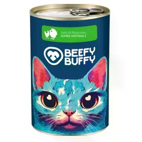 Beefy Buffy Yoğun Kümes Hayvanı İçerikli 415 gr Kedi Konservesi