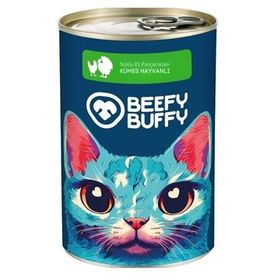 Beefy Buffy Yoğun Kümes Hayvanı İçerikli 415 gr Kedi Konservesi