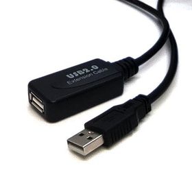 Beek BA-USB2-EXT-10-1 Siyah 10 mt Uzatma Kablosu