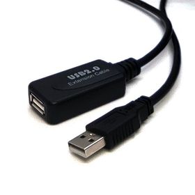 Beek BA-USB2-EXT-20-1 Siyah 20 mt Uzatma Kablosu
