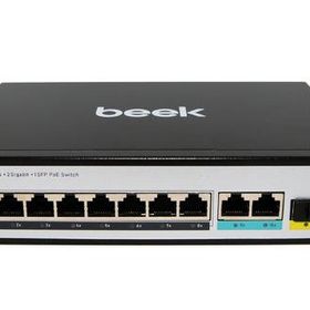 Beek BN-FS-1083P2G1S 8 Port 10-100 Mbps PoE 3100 Mbps Masaüstü PoE Switch