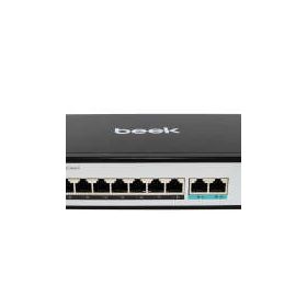 Beek BN-GS-2082PW 8 Port 10-100 Mbps PoE 2 Port SFP L2 Yönetilebilir 120 W PoE Switch
