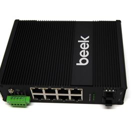 Beek BN-ISW-2082PG 8 Port Gigabit PoE 2 Port SFP Yönetilebilir Endüstriyel Switch