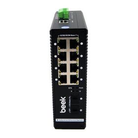 Beek BN-ISW-2082PG 8 Port Gigabit PoE 2 Port SFP Yönetilebilir Endüstriyel Switch