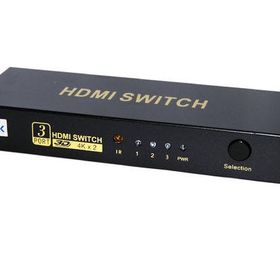 Beek BS-VSW-HD31UH 3 Port Giriş 1 Port Çıkış 4K 3D Uzaktan Kumandalı HDMI Görüntü Çoklayıcı