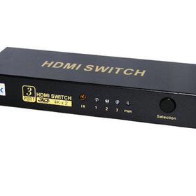 Beek BS-VSW-HD31UH 3 Port Giriş 1 Port Çıkış 4K 3D Uzaktan Kumandalı HDMI Görüntü Çoklayıcı