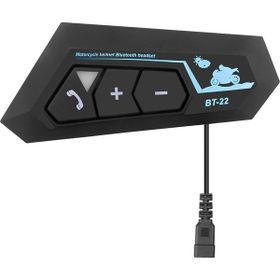 Beemen BT22 Motosiklet Bluetooth 5.0 Kablosuz Intercom Kask Kulaklık