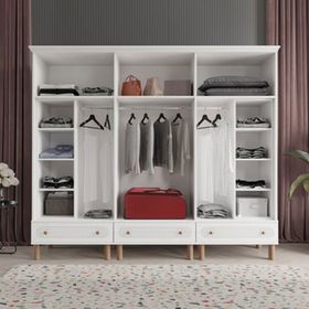Beenal Furkan 6 Kapaklı Aytaşı Rengi 240 cm Gardırop