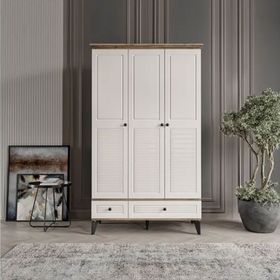 Beenal Nisa 3 Kapaklı Aytaşı Rengi 120 cm Gardırop