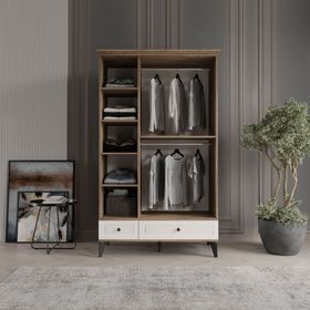 Beenal Nisa 3 Kapaklı Aytaşı Rengi 120 cm Gardırop