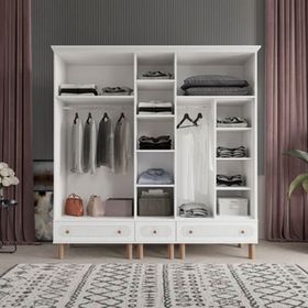 Beenal Nisa 5 Kapaklı Aytaşı Rengi 200 cm Gardırop