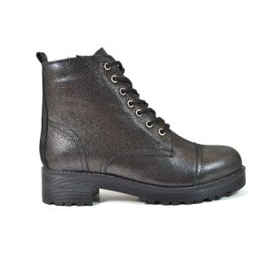 Beety 611 Gri Fermuarlı Kadın Bot