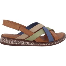 Beety 69-1002 Taba Multi Hakiki Deri Kadın Günlük Sandalet